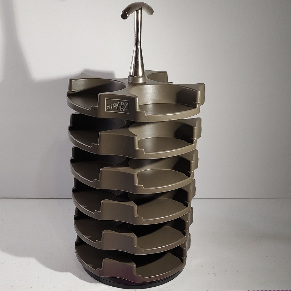 Stampin' Up! Brown Rotating Organizer